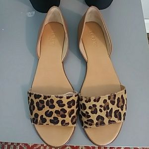 J.Crew Animal Print Flats